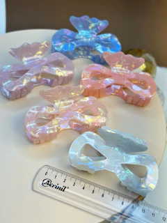 Piranha acetato laço vazado G PILA01 - Ruchelli Bijoux