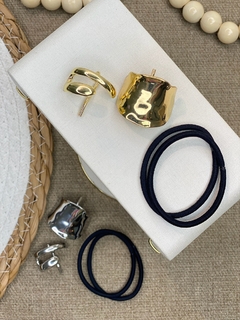 Kit 4 peças curvado martelado cr21 - comprar online