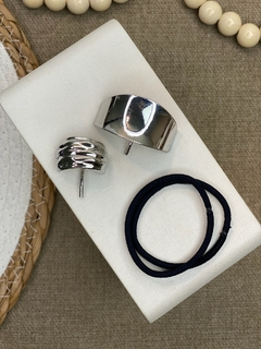 Kit 4 peças liso cr21 - Ruchelli Bijoux