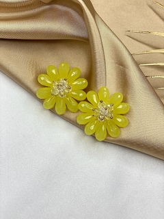 Brinco mn05 fabiana amarelo
