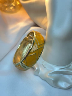 Bracelete resinado triangulos BRAPK01 - Ruchelli Bijoux