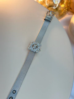 Pulseira aço inox com 1 pingente PUPR01 - loja online