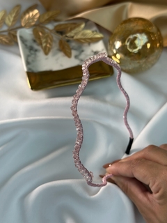 Tiara ondulada de cristal TIADN01 - comprar online