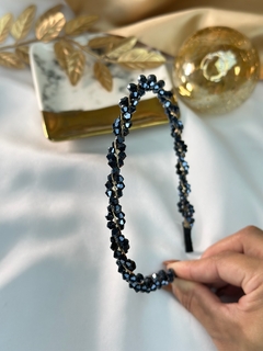 Tiara entrelaçada de cristal TIADN01 - loja online