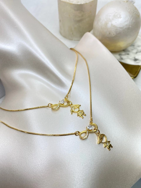 Colhar infinito filhos CORU01 FOLHEADO - comprar online