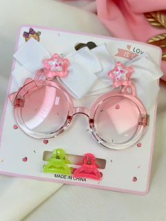 Kit infantil óculos/laços estrela INFMU15 - comprar online