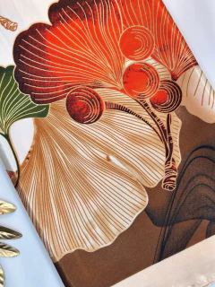 Lenço 90x90 Primavera LENPK01 - Ruchelli Bijoux