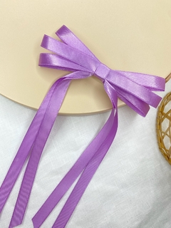 Laço Presilha Betina rs38 fita fino lilás - comprar online