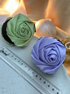 Piranha M flor Milena cetim PIGR01 - Ruchelli Bijoux