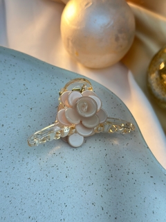 Piranha M nó com flor de acetato PIPK01 - Ruchelli Bijoux