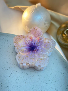 Imagem do Piranha G flor flocada 10 pétalas PIMR01