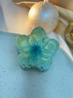 Piranha G flor flocada 10 pétalas PIMR01 - Ruchelli Bijoux