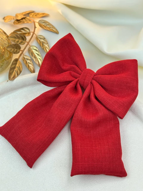 Laço bico de pato LIVIA vermelho LAJ24 - comprar online