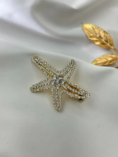 Bico de pato estrela cravejada/vazada BCPK13 - Ruchelli Bijoux