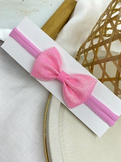 Faixa BABY laço rosa brilhante rc12 - comprar online