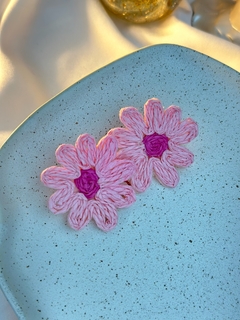 Brinco de palha flor Babi BRILS01 - loja online
