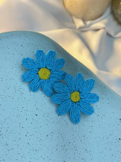 Brinco de palha flor Babi BRILS01 - comprar online