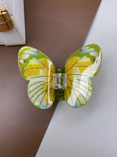 Piranha G borboleta verde/amarelo arredondada yu39 - comprar online