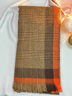 Imagem do Cachecol/cashemere 200/210g quadriculado 188x70 LENNS01