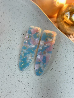 Dupla bico de pato oval reto mesclado BCJE02 na internet