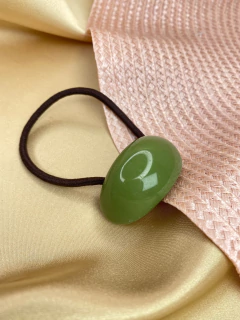 Xuxinha pedra marmorizada oval pd41 - Ruchelli Bijoux