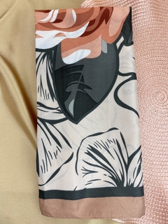 Lenço 90x90 LUARA rosa queimado jt07 - comprar online
