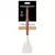 Espátula Reta de Silicone Com Cabo de Madeira - Creme