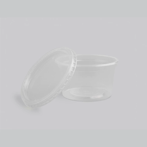 25 - Pote Redondo Para Bolo 250 ml Freezer Microondas