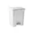 Lixeira Rattan com Pedal 13 Litros - Branco