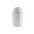 Lixeira Rattan Basculante 4,2 Litros - Branco