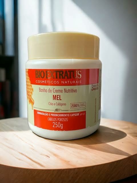 Máscara Iluminador Camomila Nutritivo Mel 250ml - Bio Extratus