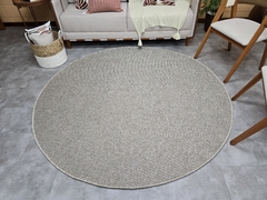 Tapete Egípcio Sisal Redondo Angra 04 - Decora Domi - Loja de Tapetes e Decoração