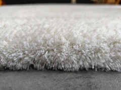 Tapete Shaggy Microfibra Creme - Decora Domi - Loja de Tapetes e Decoração