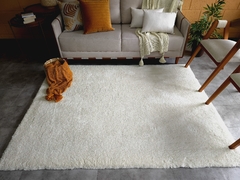 Tapete Shaggy Microfibra Creme