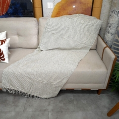 Manta Veneza para Sofá 140x230 Preto e Branco - comprar online