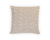 Capa Tricot para Almofada 45x45cm Areia