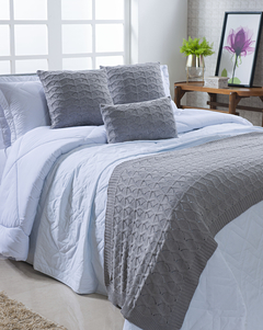 Imagem do Peseira Tricot para Cama 230x70cm