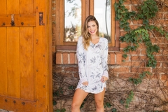 Camisola Floral manga longa