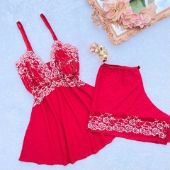 Baby doll de lese rendado