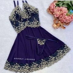 Camisola com Renda Bordada - comprar online