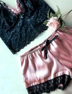 Baby Doll Beca em Cetim - Su Saly Lingerie
