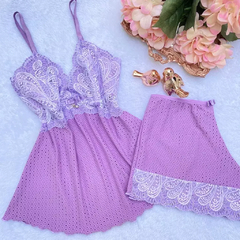 Baby doll de lese rendado