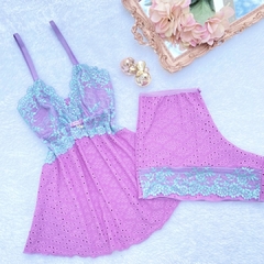 Baby doll de lese rendado