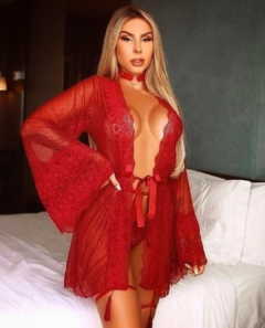 Robe em Tule de Poá