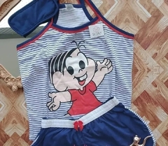 Pijama da Mônica com tapa olho