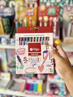 Roller Gel Pop Pastel Boutique X 12 - Filgo-