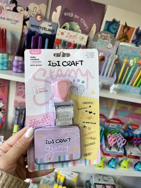 Sello Rotativo 12 en 1 Love Stamp -Ibi Craft-