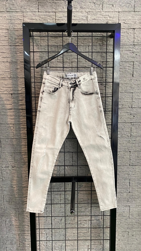 Calça destroyed new grayscale - CINZA RASGADO - comprar online