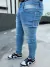 Calça Titular destroyed blue details - AZUL USED na internet
