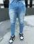 Calça Titular destroyed blue details - AZUL USED